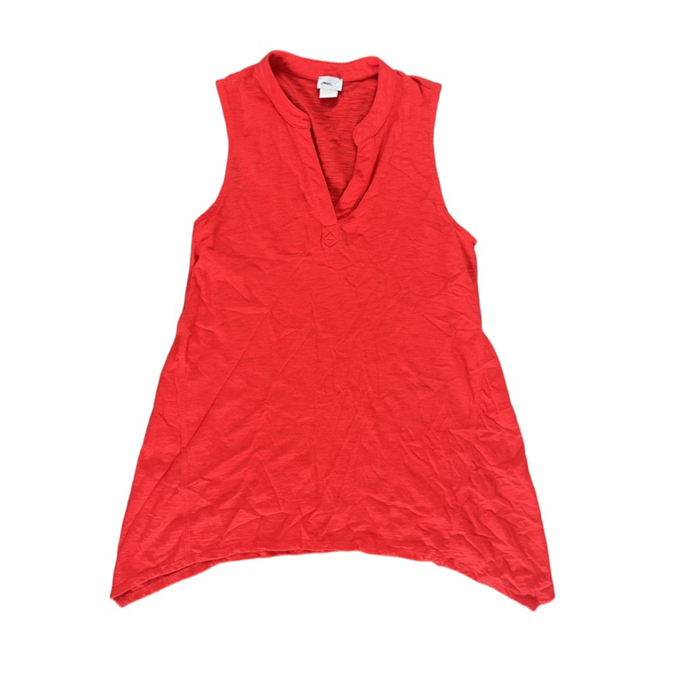 Chico's Red V-Neck Sleeveless Top Women's Size 0